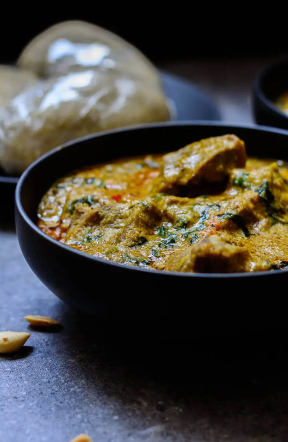 Cameroonian Braised Fish and Greens